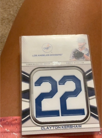 2022 Topps Series 1 #JNM-CK Clayton Kershaw — front