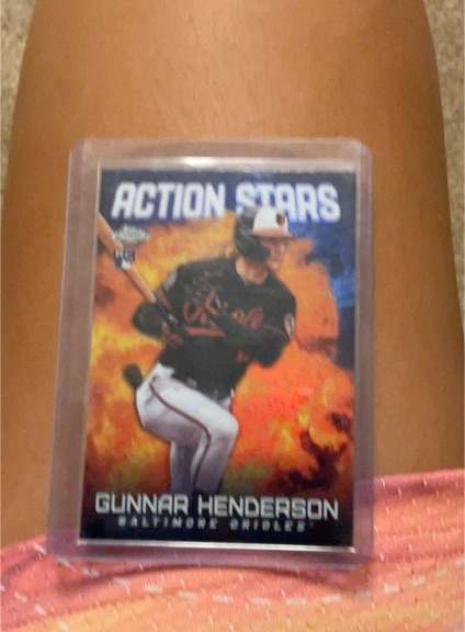 2023 Topps Chrome Update Series Action Stars #ASC-2 Gunnar Henderson — front
