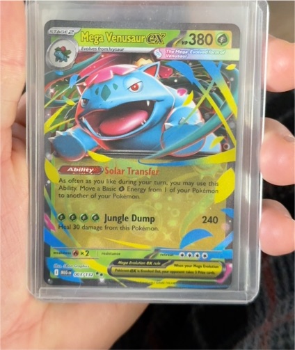 2015 Pokémon TCG Mega Venusaur EX #003 — front