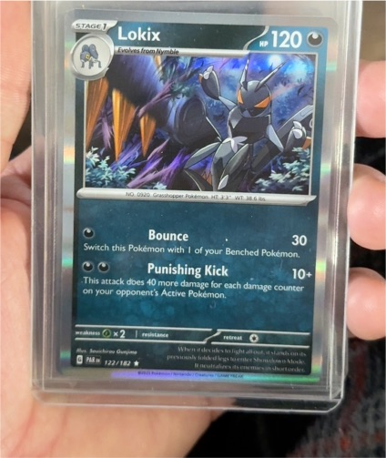 2023 Pokemon Lokix 122/182 SV04: Paradox Rift — front