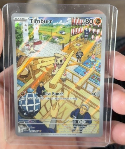 2024 Pokémon SV06: Twilight Masquerade #183/167 Timburr — front