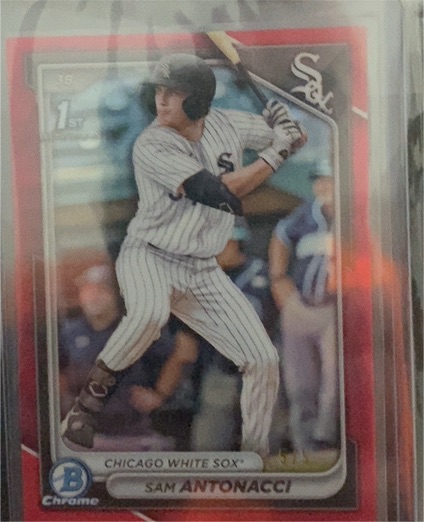 2024 Bowman Draft Chrome #BDC-158 Sam Antonacci — front