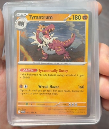 2016 Nintendo Pokémon TCG #045 Tyrantrum — front