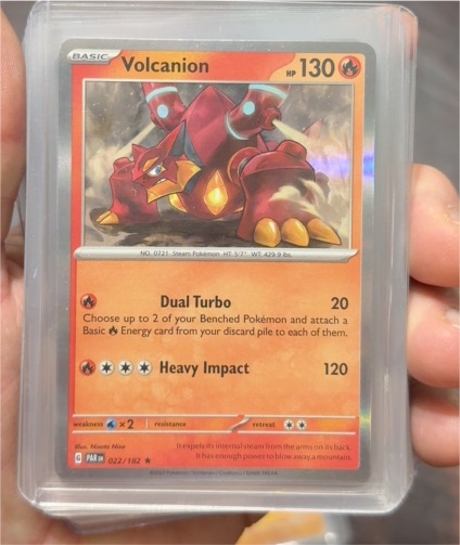 2023 Pokémon SV04 Paradox Rift #022 Volcanion — front