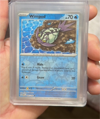 2023 Pokémon Paradox Rift #047 Wimpod — front
