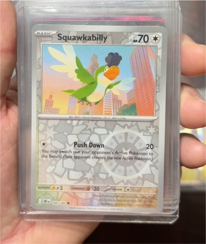 2023 Pokémon SV10: Destined Rivals #160 Squawkabilly — front