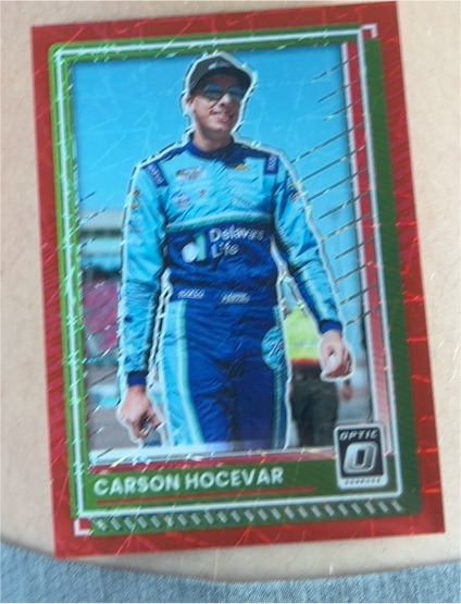 2025 Panini Donruss Optic #57 Carson Hocevar — front
