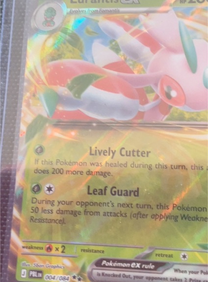 2026 Pokémon TCG Pitch Black #004 Lurantis ex — front