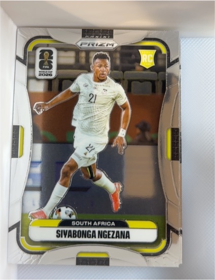 2026 Panini Prizm FIFA World Cup #412 Siyabonga Ngezana — front