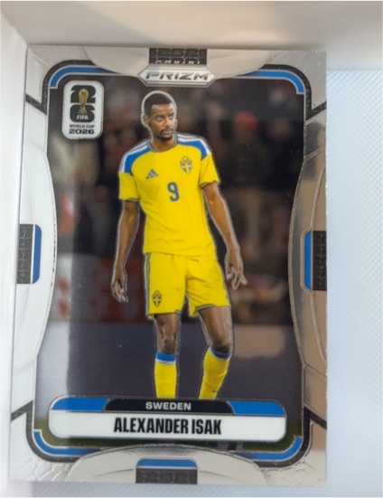 2026 Panini Prizm FIFA World Cup #494 Alexander Isak — front