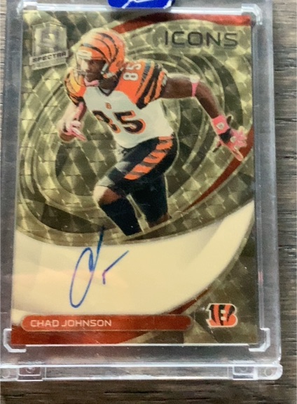 2024 Panini Spectra Illustrious Legends #IL-CJN Chad Johnson — front