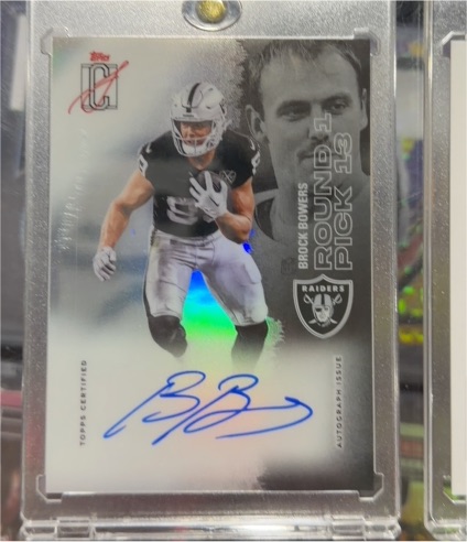 2025 Topps Signature Class #34 Brock Bowers — front