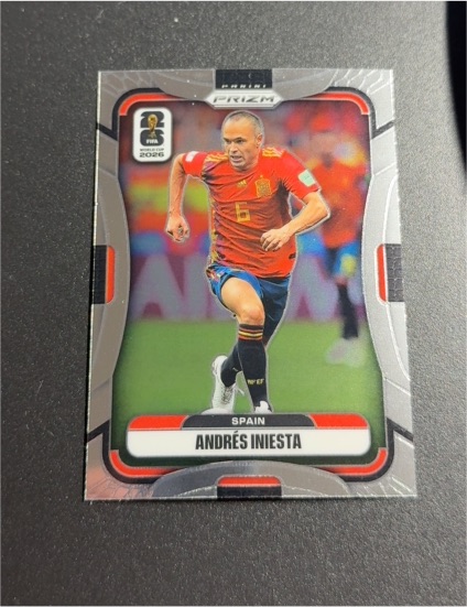 2026 Panini Prizm FIFA World Cup #84 Andrés Iniesta — front