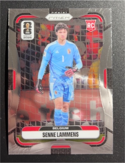 2026 Panini Prizm FIFA World Cup #155 Senne Lammens — front