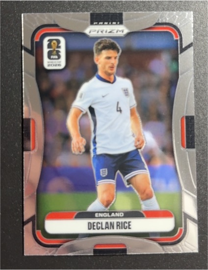 2026 Panini Prizm FIFA World Cup #98 Declan Rice — front