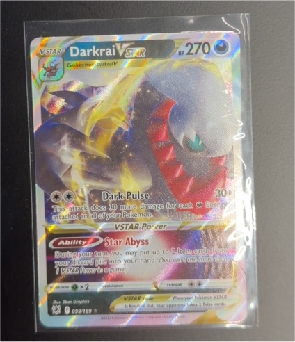 2022 Pokémon TCG Astral Radiance #099 Darkrai VSTAR — front