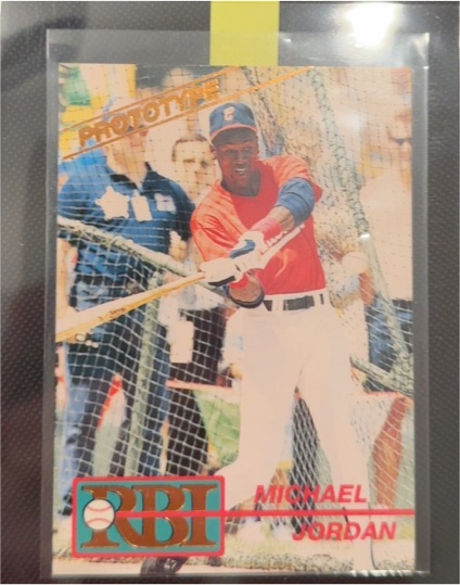1991 RBI Magazine Prototype #1P Michael Jordan — front
