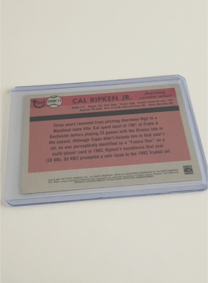 1987 Topps #784 Cal Ripken Jr. — front