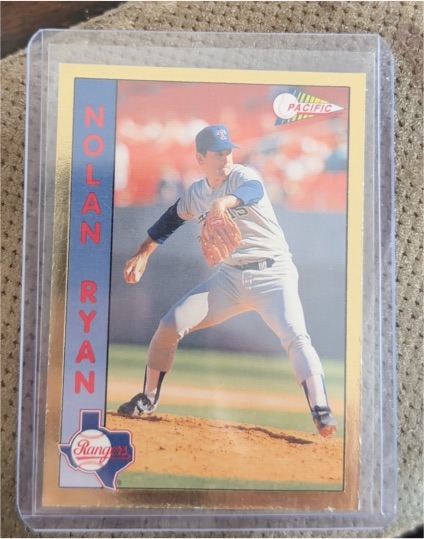 1993 Pacific #9 Nolan Ryan 27th Season Limited Edition Gold — front