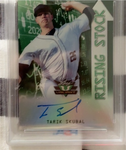 2019 Leaf Valiant #RS-TS1 Tarik Skubal Rising Stock Rookie Autograph — front