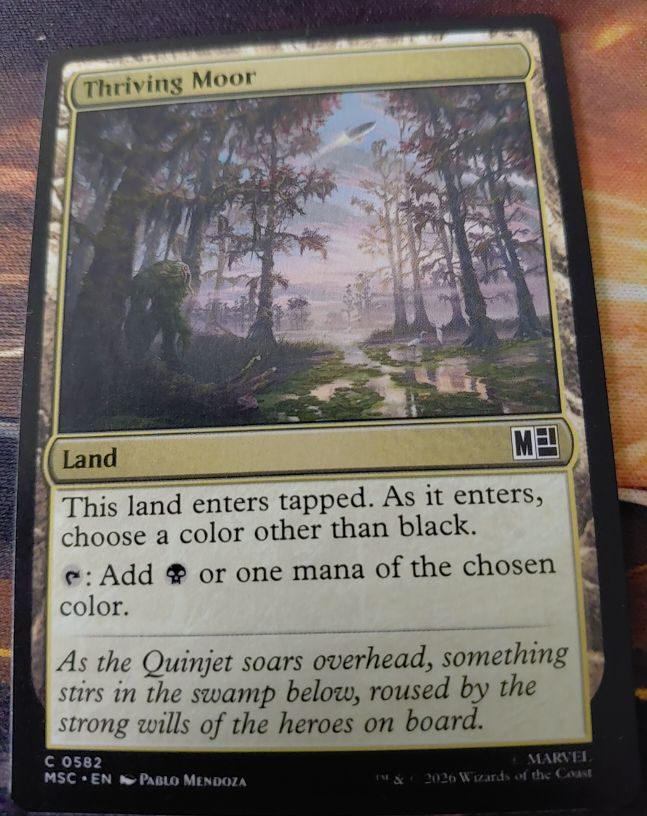 2026 Magic: The Gathering MSC #0582 Thriving Moor — front