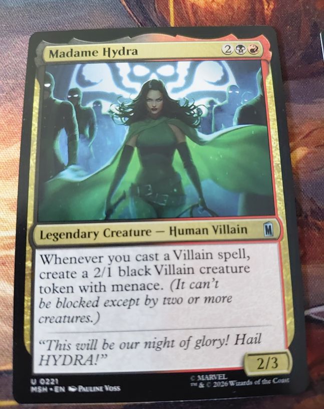 2026 Marvel Super Heroes #221 Madame Hydra — front