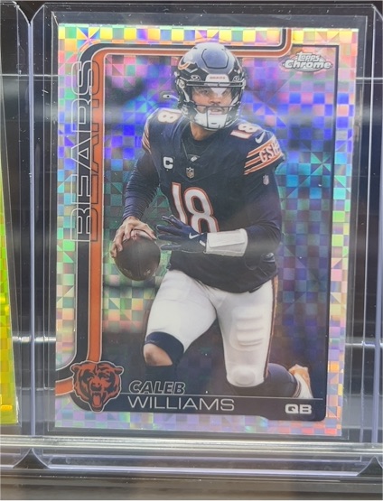 2025 Topps Chrome Football #52 Caleb Williams — front