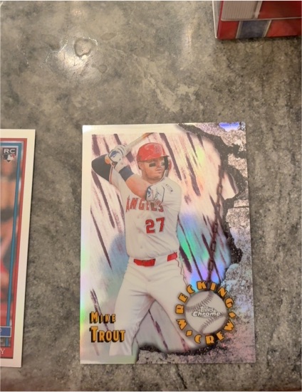 2026 Topps Chrome #WC-18 Mike Trout — front