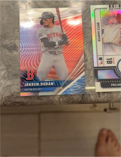 2020 Bowman Chrome Stat Tracker #ST-9 Jarren Duran — front