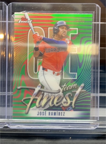 2026 Topps Finest Team Finest #TF-10 Jose Ramirez — front