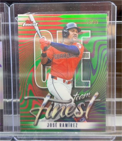 2026 Topps Finest #TF-10 José Ramírez — front