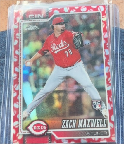 2026 Topps Chrome #143 Zach Maxwell — front