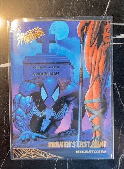 1995 Fleer Ultra Spider-Man #89 Kraven's Last Hunt Milestones — front
