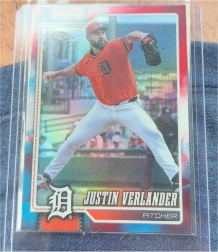 2026 Topps Chrome #133 Justin Verlander — front