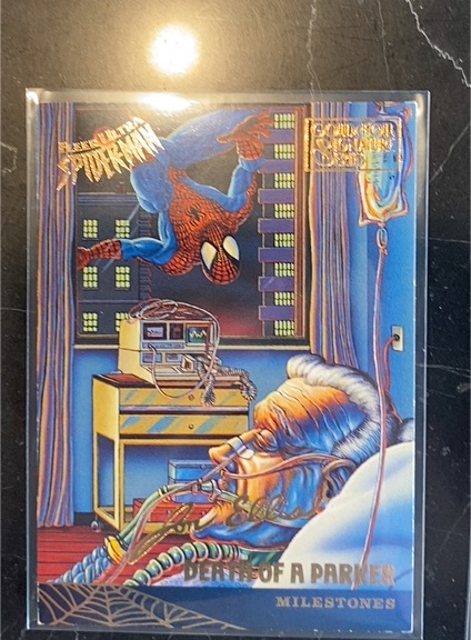 1995 Fleer Ultra Spider-Man #98 Death of a Parker — front