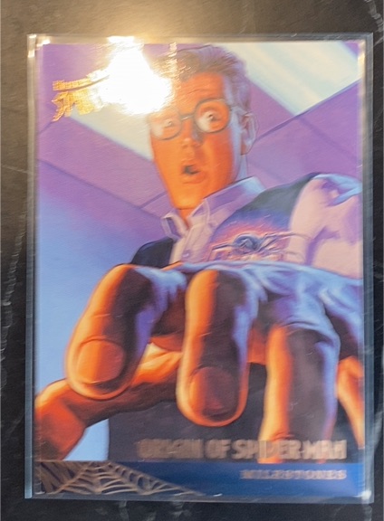 1995 Fleer Ultra Spider-Man #85 Origin of Spider-Man — front