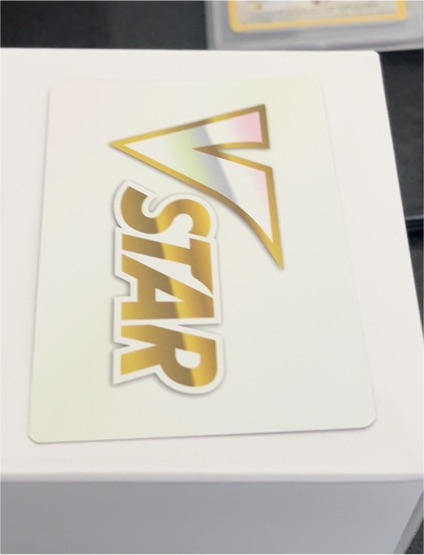 2022 Pokemon Brilliant Stars V STAR Token — front