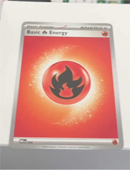 2025 Pokémon MEE: Mega Evolution Energies #002 Basic Fire Energy — front