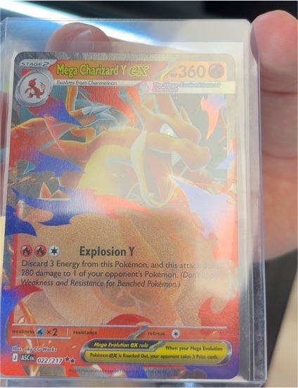 2015 Pokémon Ascended Heroes #022 Mega Charizard Y EX — front