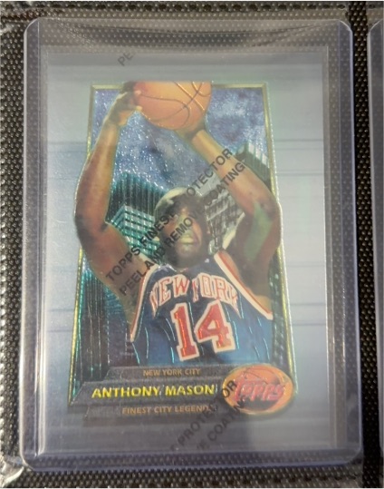 1994-95 Topps Finest #2 Anthony Mason — front