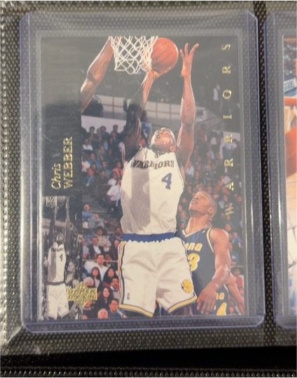 1993-94 Upper Deck #4 Chris Webber — front