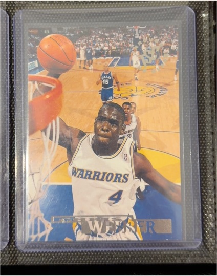 1994-95 Topps Stadium Club Through The Glass #10 Chris Webber — front