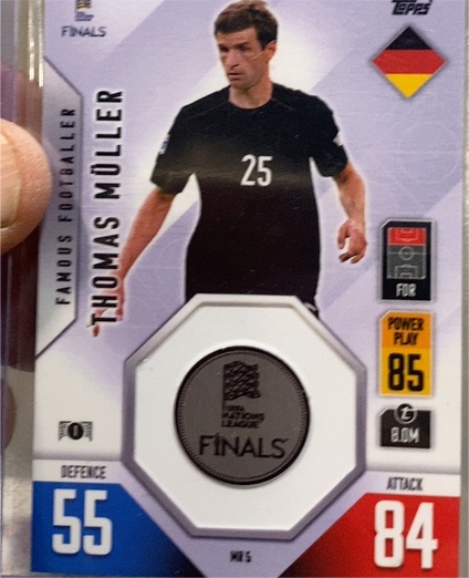 2022 Topps Match Attax UEFA Nations League Finals #CD14 Thomas Müller — front