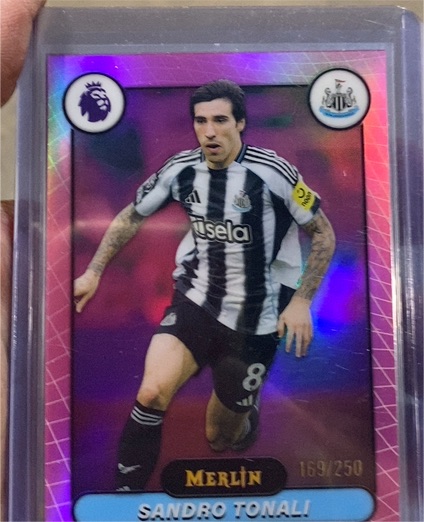 2026 Topps Merlin Premier League #148 Sandro Tonali — front