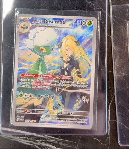 2023 Pokémon TCG SV10 Destined Rivals #184 Cynthia's Roserade — front