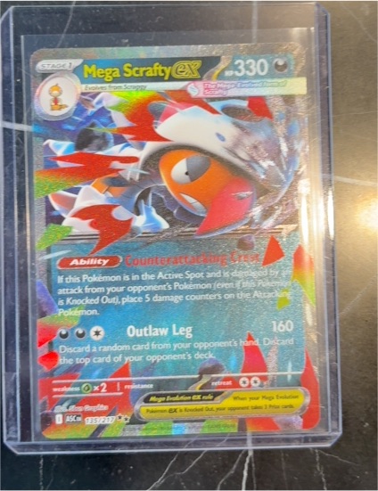 2021 Nintendo Mega Scrafty EX 135/217 Ascended Heroes — front