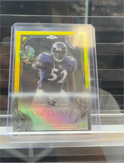 2025 Topps Chrome Fortune 15 #F15-31 Ray Lewis — front