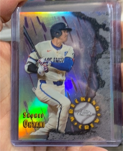 2026 Topps Chrome #WC-2 Shohei Ohtani Wrecking Crew Insert — front
