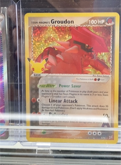 2021 Pokémon Celebrations #9 Team Magma's Groudon — front