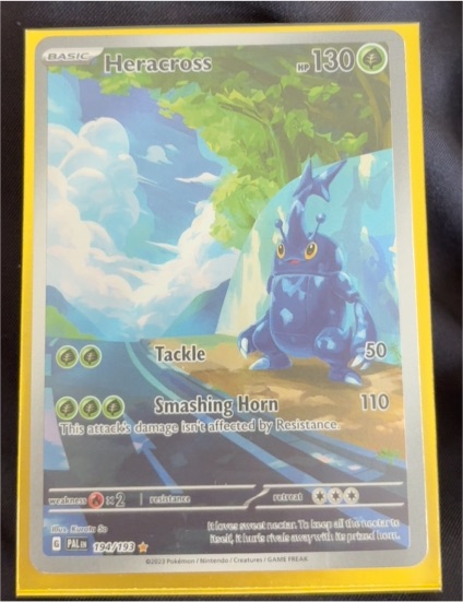 2023 Pokémon SV02 Paldea Evolved #194 Heracross — front